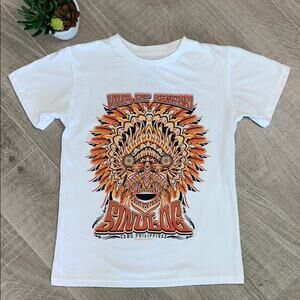 NWOT ISLANDS Viva Pit Senyor White Short Sleeve T-Shirt Women's